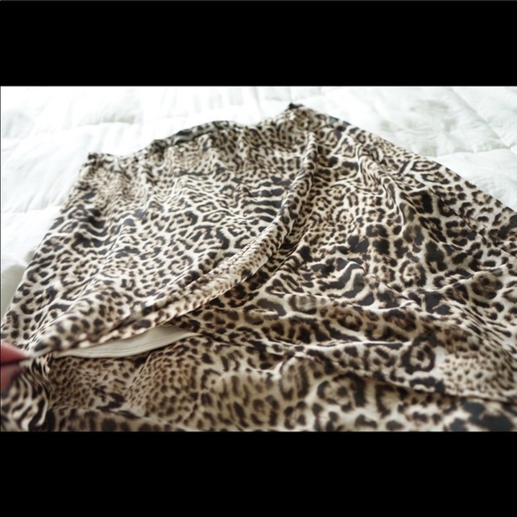 Maurices Medium Leopard Wrap Skirt - Picture 2 of 7
